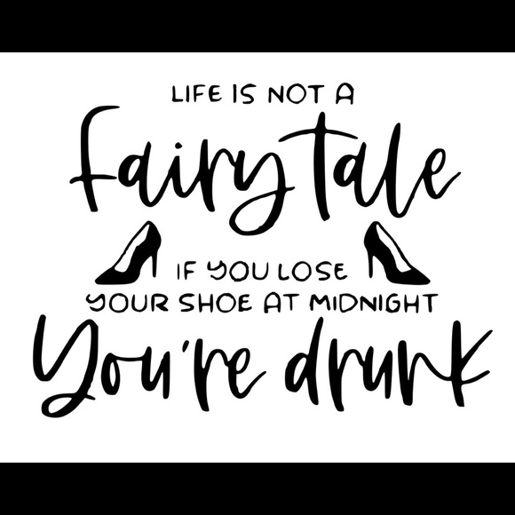 Wall Decor | Life Is Not A Fairytale Vinyl Decal | Poshmark